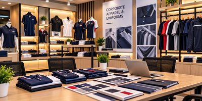 uniforms flat-lay