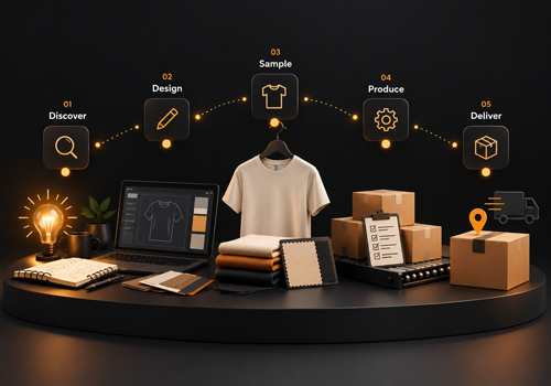 Palimera's five-stage process from discovery to
              delivery